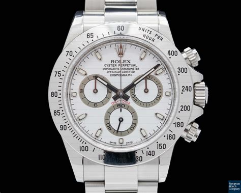 rolex daytona case back size|rolex daytona 116520 white dial.